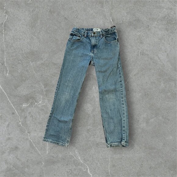 Urban Pipeline Jeans Boys Blue Denim Size 16 Adjustable Waist - Picture 1 of 7